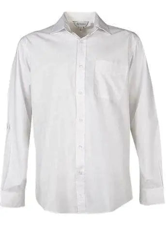 Aussie Pacific Men's Mosman Long Sleeve Shirt 1903l Corporate Wear Aussie Pacific White XXS